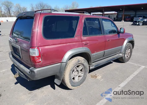 2000 Toyota 4Runner Limited V6 из США, поврежденный, VIN JT3HN87R4Y9036003